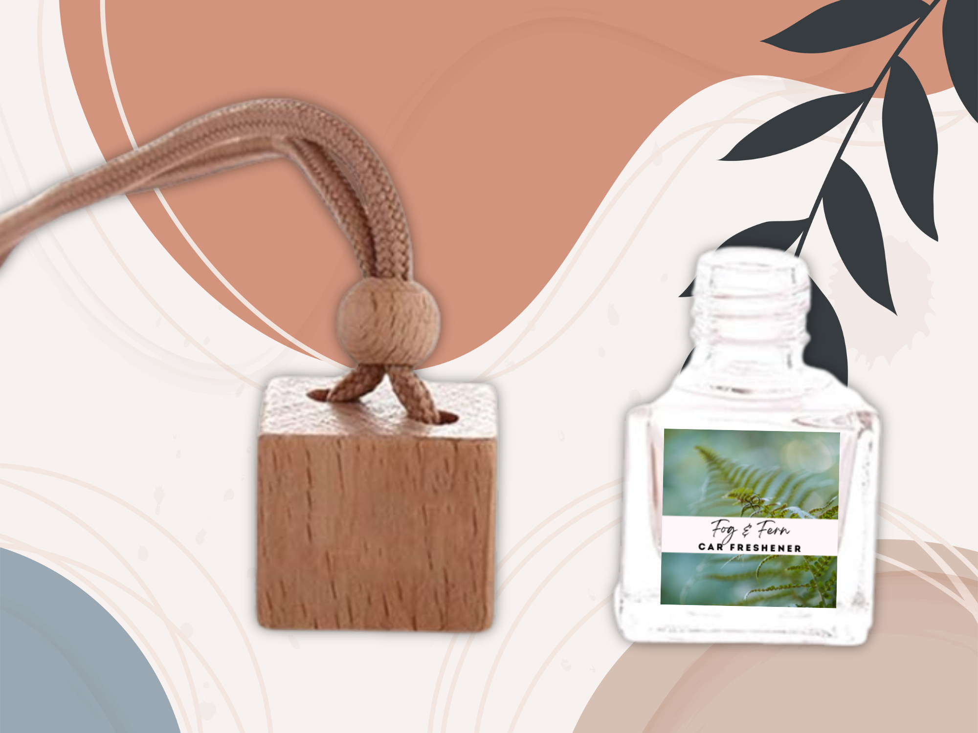 Clean & Fresh Hanging Car Freshener Collection – Crisp Linen, Cotton & Ocean Breeze Aromas