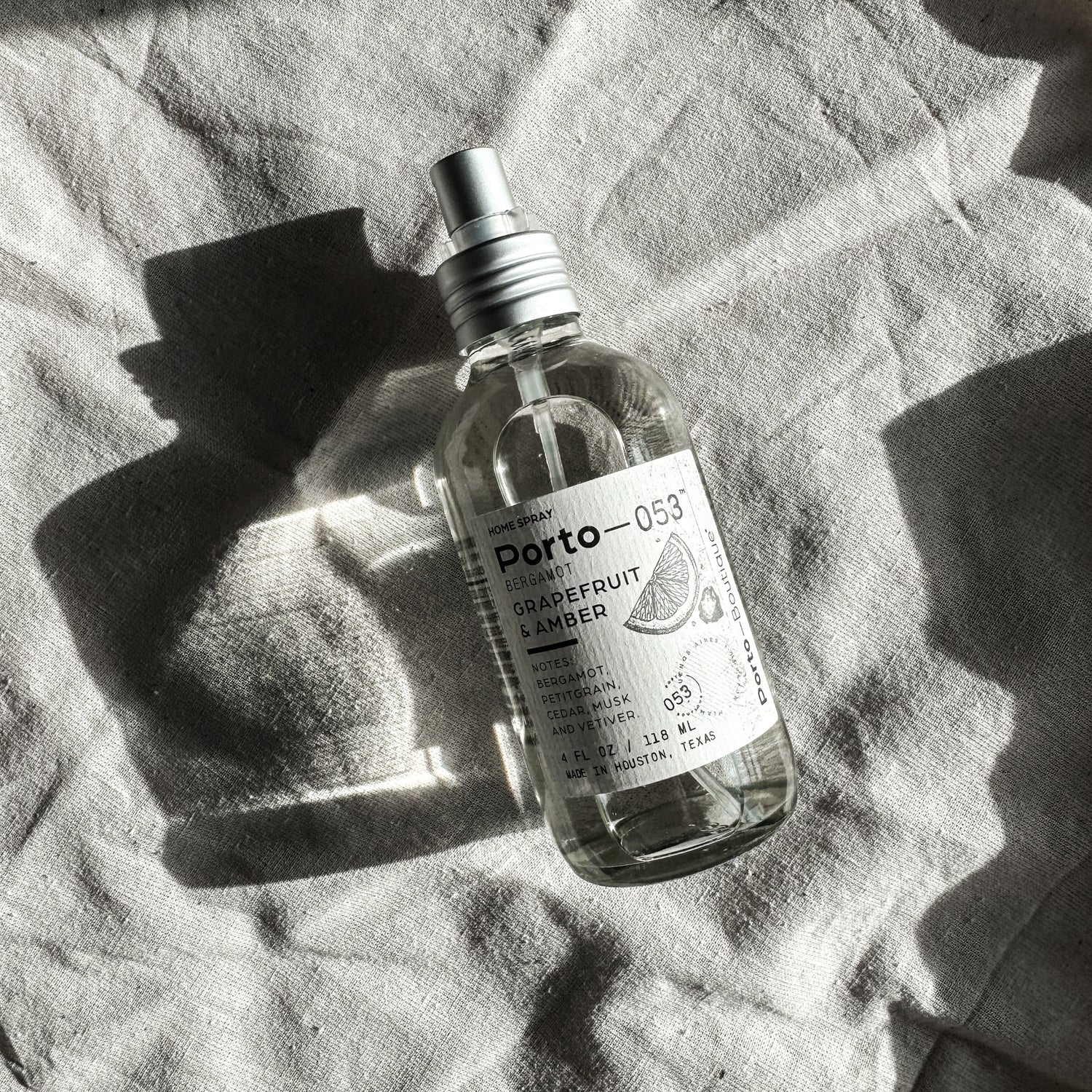 Porto-053 Room Spray — Premium Home Fragrance, Linen &amp; Fabric Freshener | 4 oz