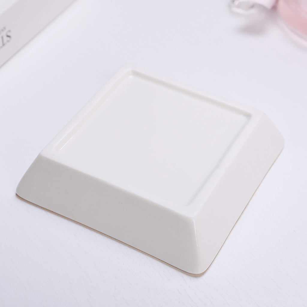 Mahjong Snack, Dessert Pretty  Ceramic Square  Appetizer Plates