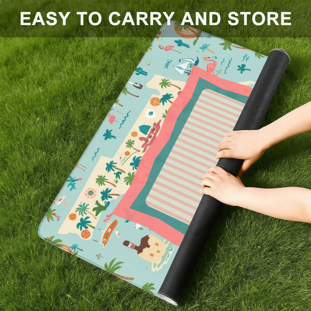 State Of Florida Whimsical Mini Mahjong Mat