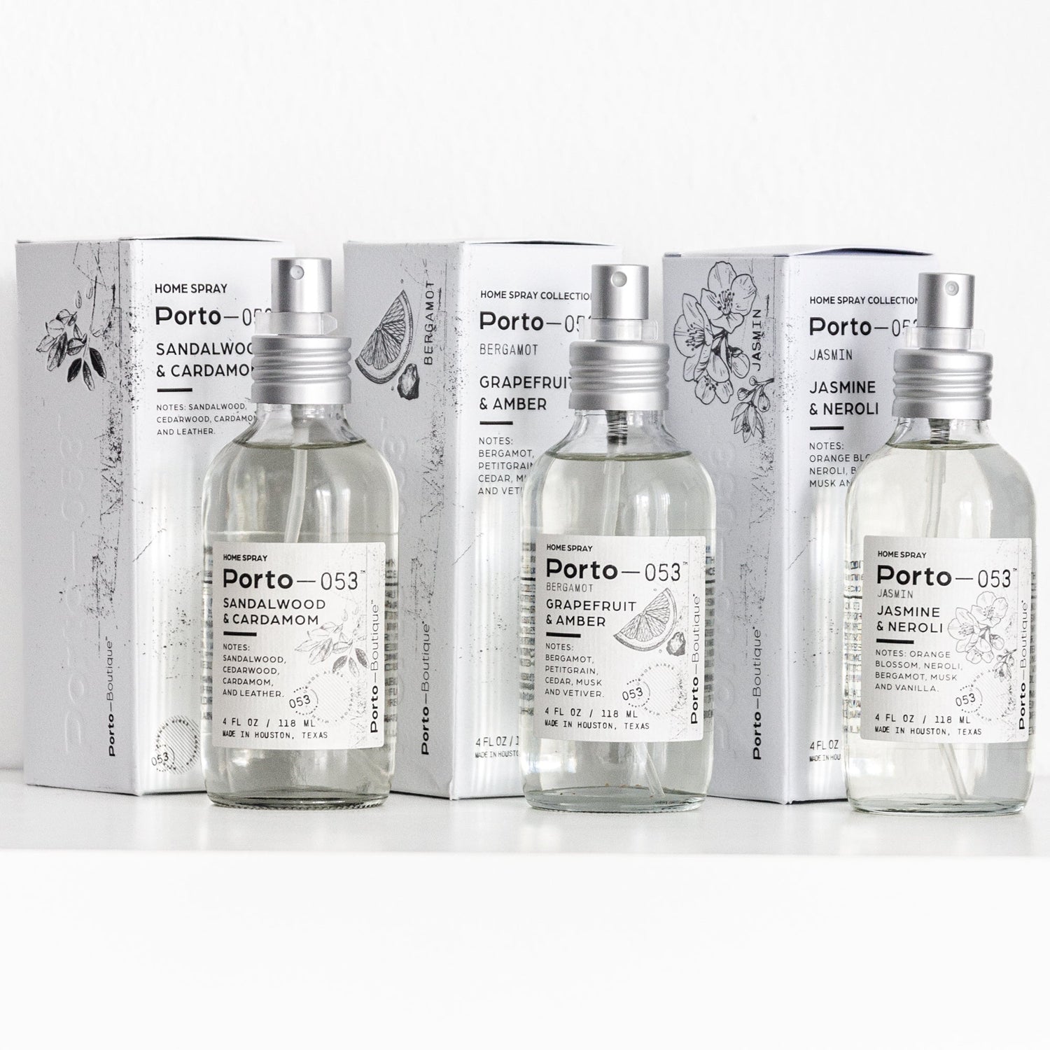 Porto-053 Room Spray — Premium Home Fragrance, Linen &amp; Fabric Freshener | 4 oz