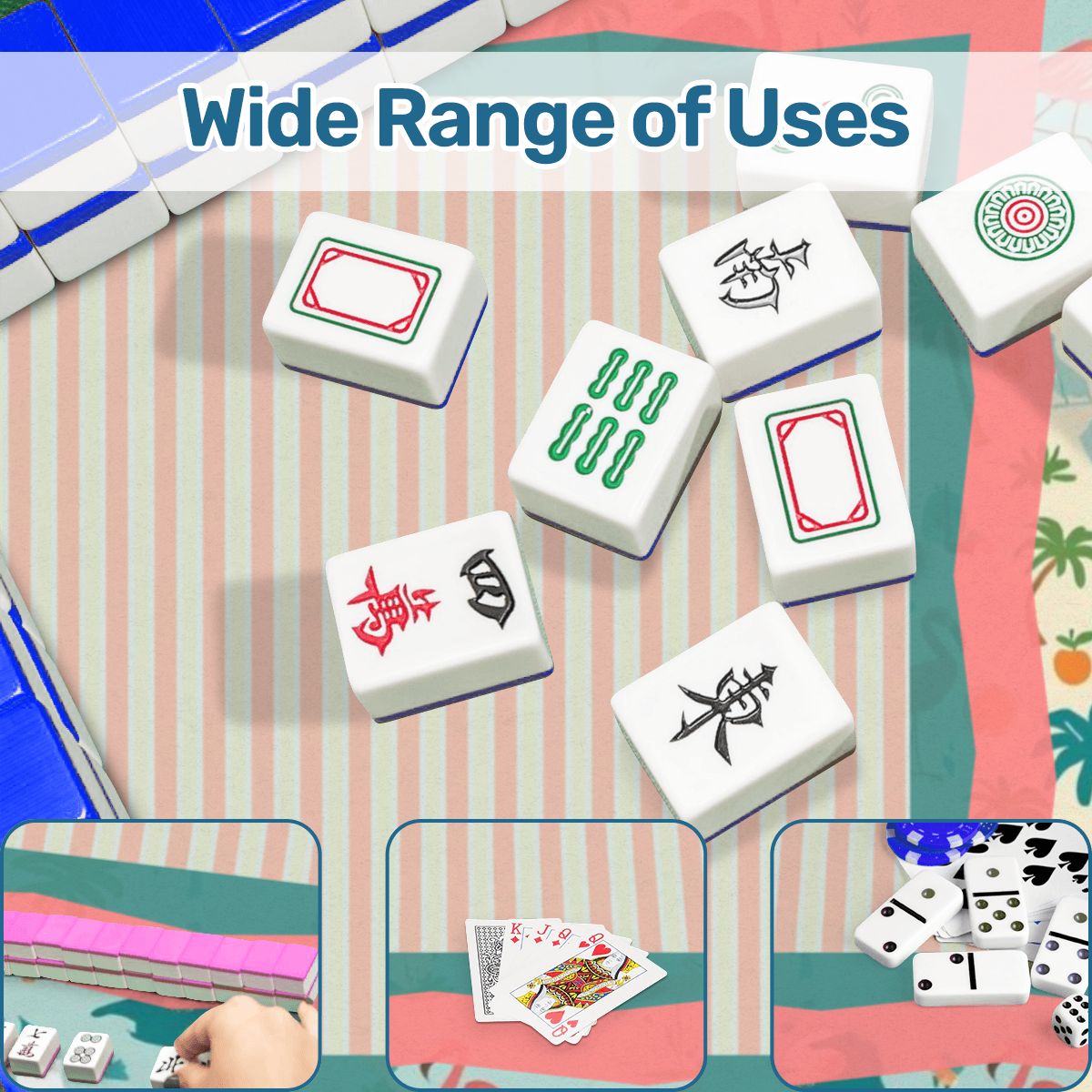 State Of Florida Whimsical Mini Mahjong Mat