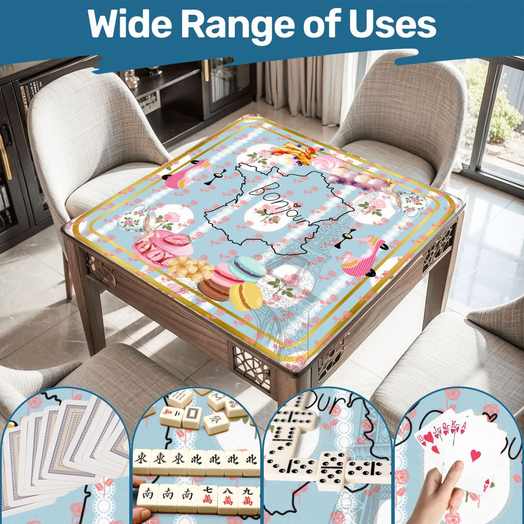 Mahjong Mat, French Patisserie Florals And Roses