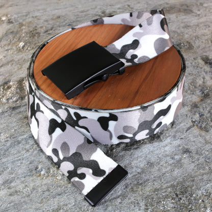 Classic Camo Belt – Adjustable Fit &amp; Multiple Buckle Options
