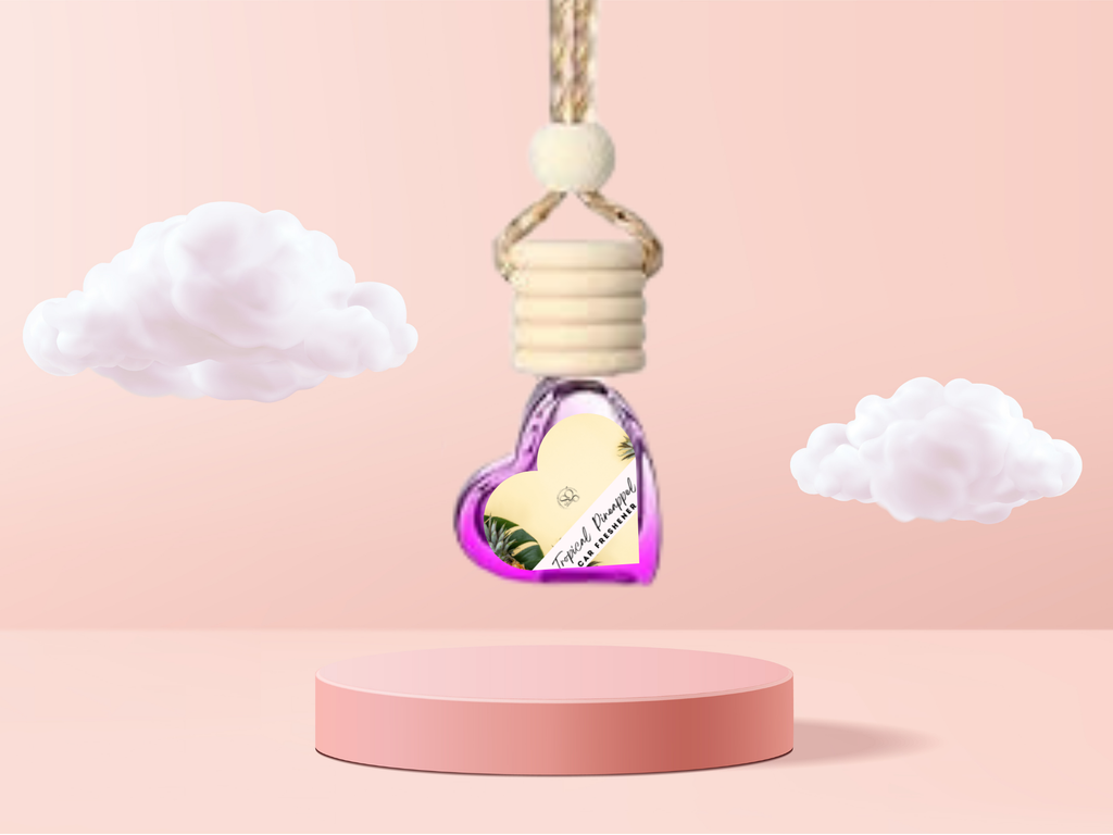 Clean & Fresh Hanging Car Freshener Collection – Crisp Linen, Cotton & Ocean Breeze Aromas