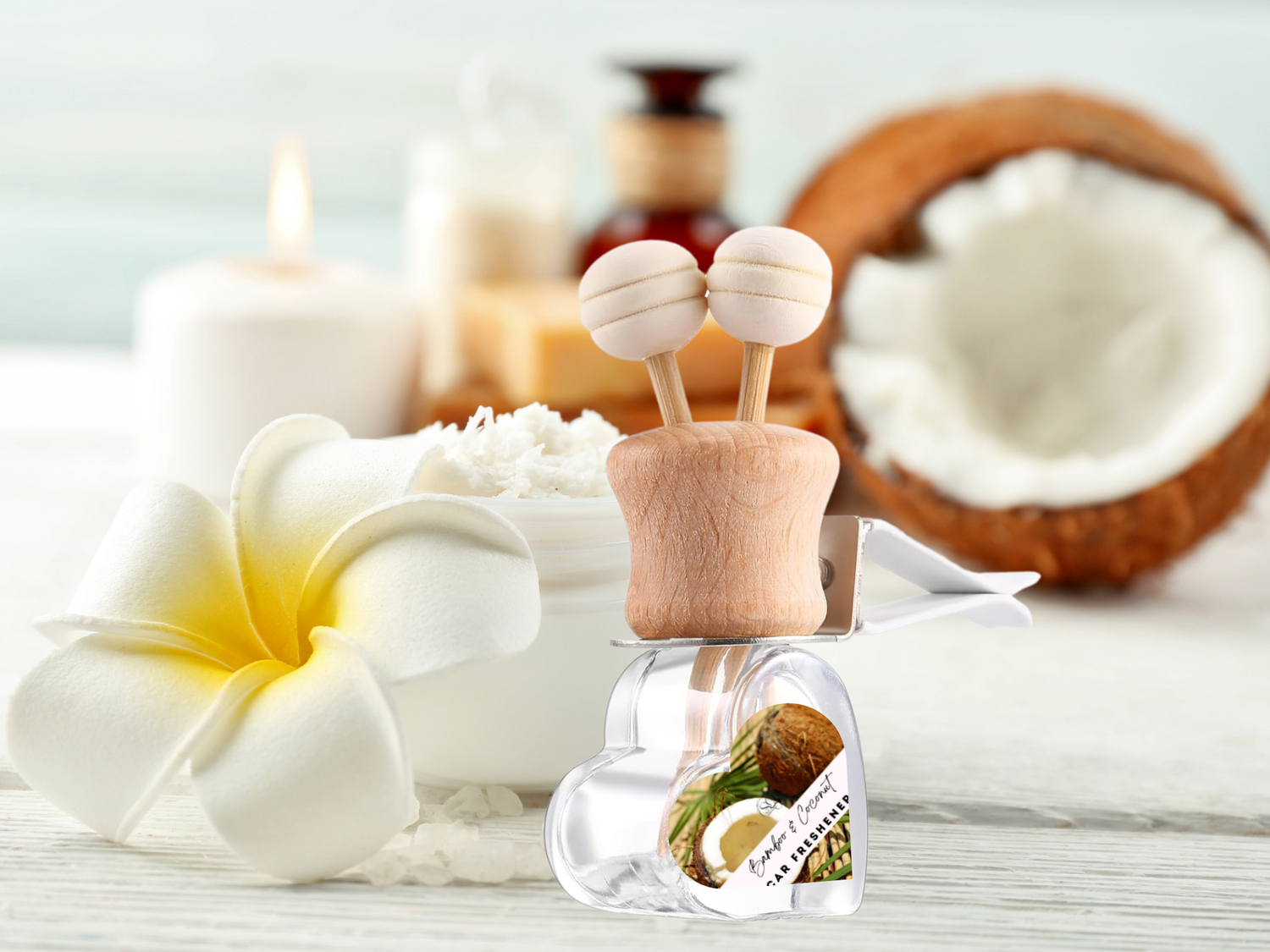 Exotic &amp; Escape Vent Car Diffuser Collection – Tropical Vacation-Inspired Scents