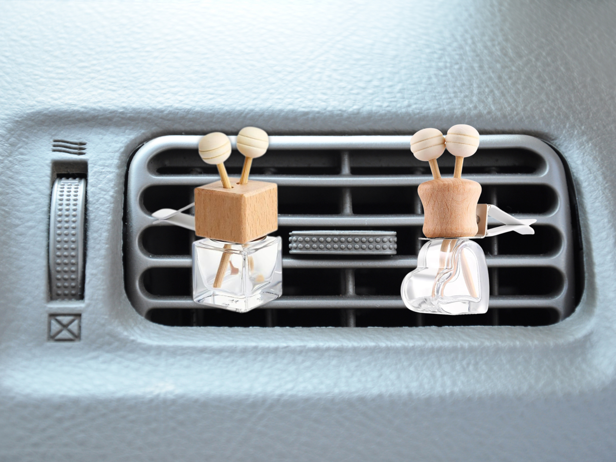 Clean & Fresh Vent Car Diffuser Collection – Crisp Linen, Cotton & Ocean Breeze Aromas