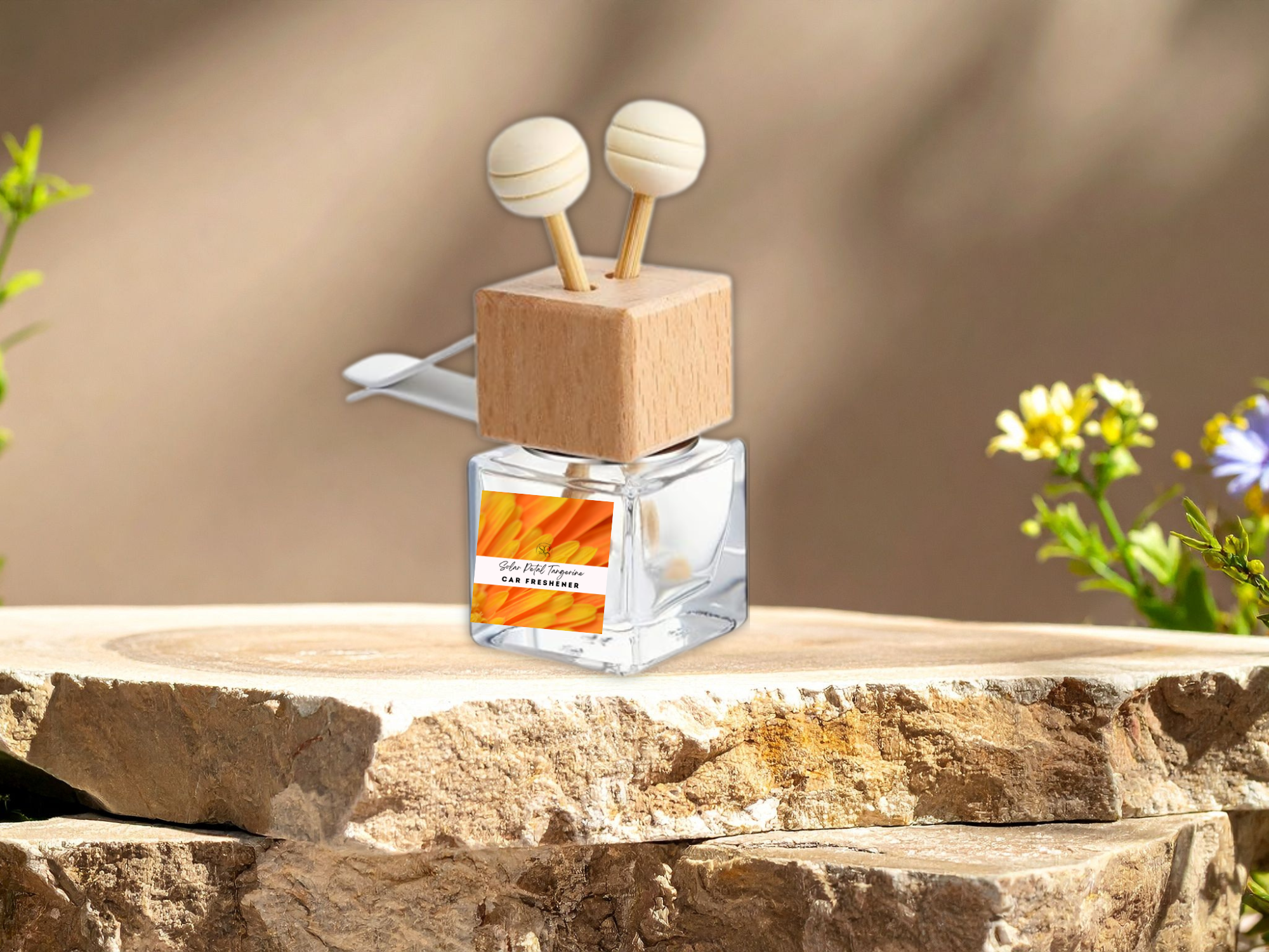 Floral & Feminine Vent Car Diffuser Collection – Elegant Blossoms & Soft Petals