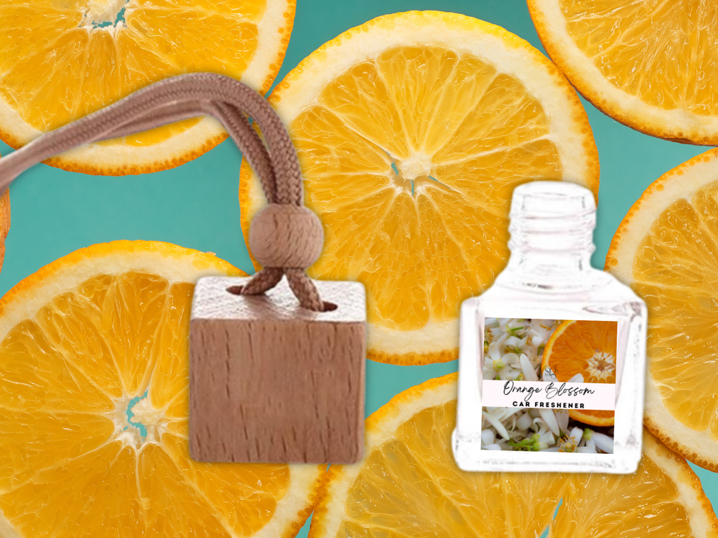 Hanging Car Freshener | Bold Masculine | Wood Amber