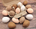 Egg plush toy Pretend play food