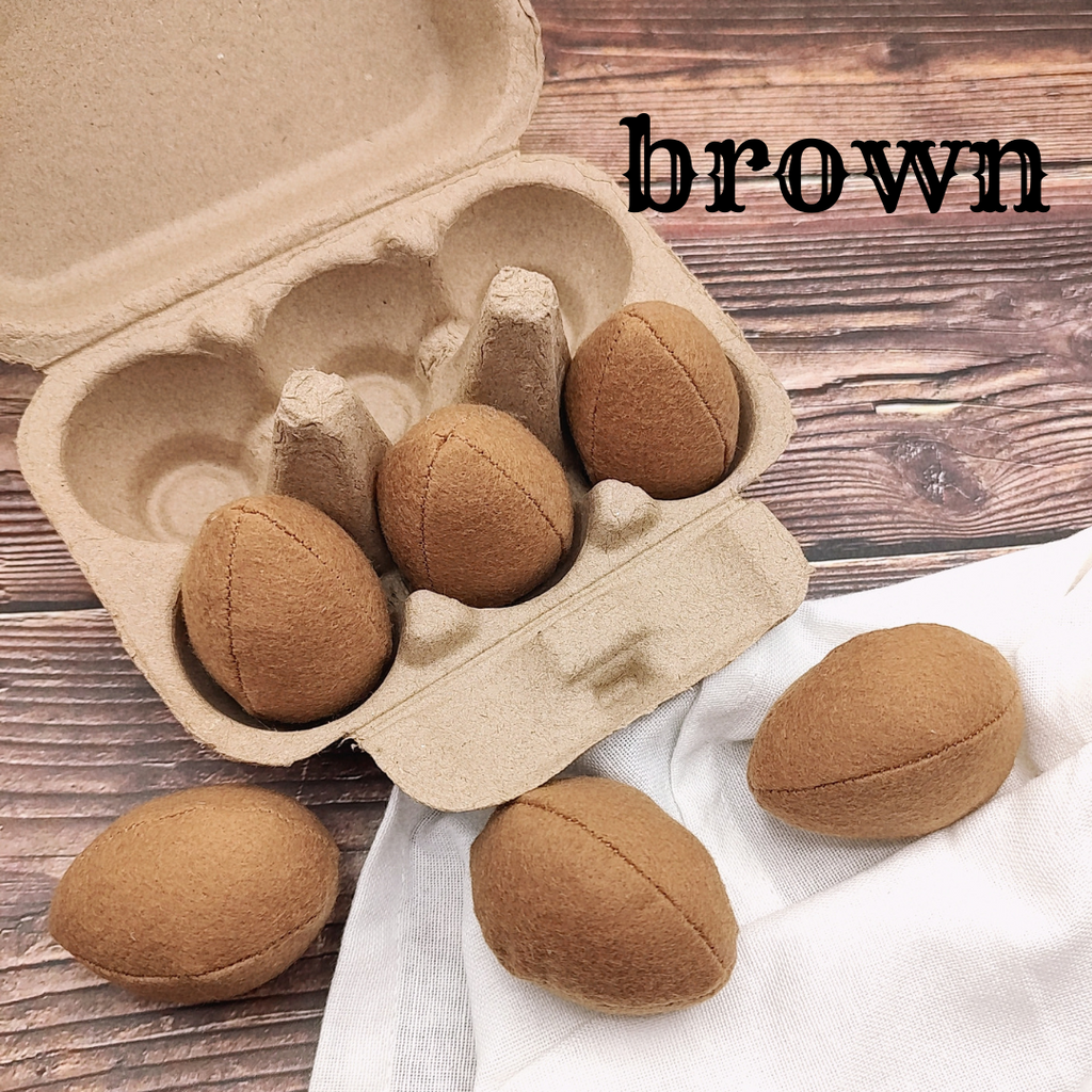 Egg plush toy Pretend play food