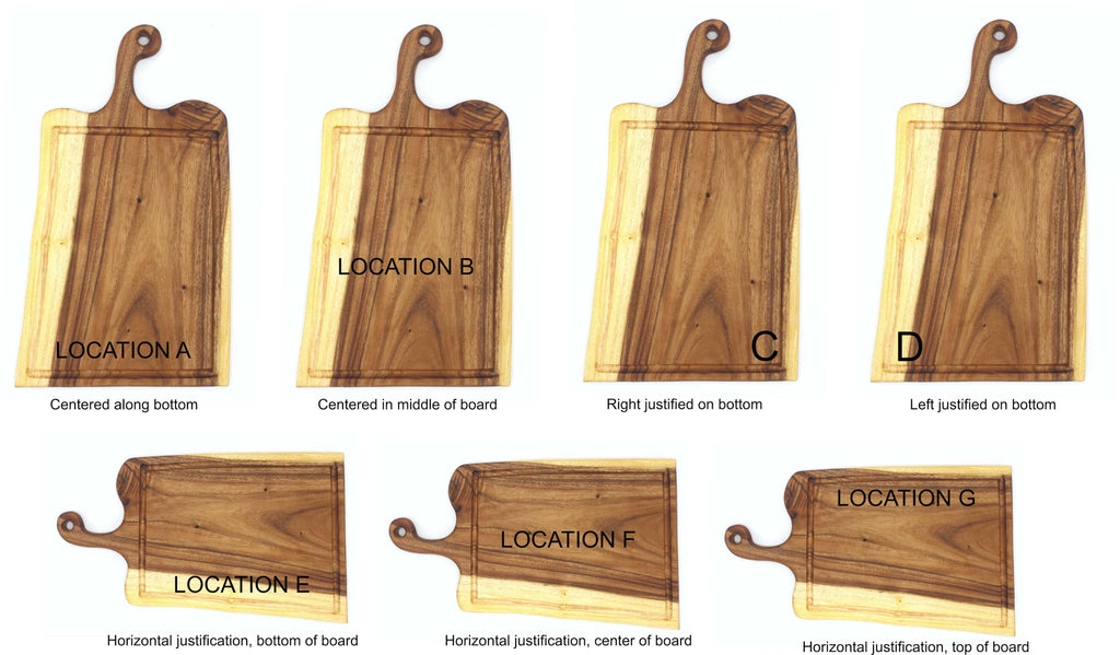Medium Live Edge Handled Bread Board