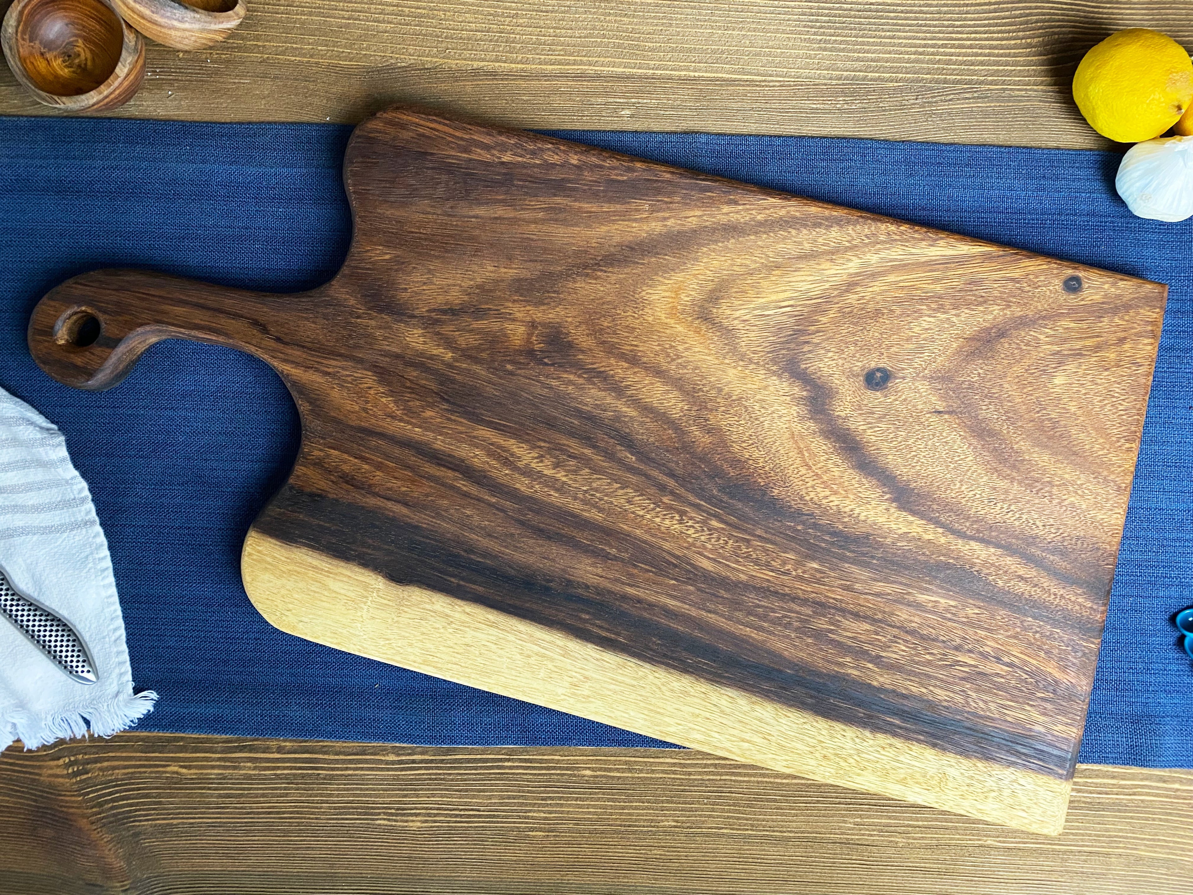Extra Large Live Edge Handled Board