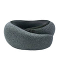 Portable U-shaped Travel Pillow 100% Memory Foam Snail Pillow Travel Neck Support Neck Pillow Adjustable Soft Noon Break Pillows