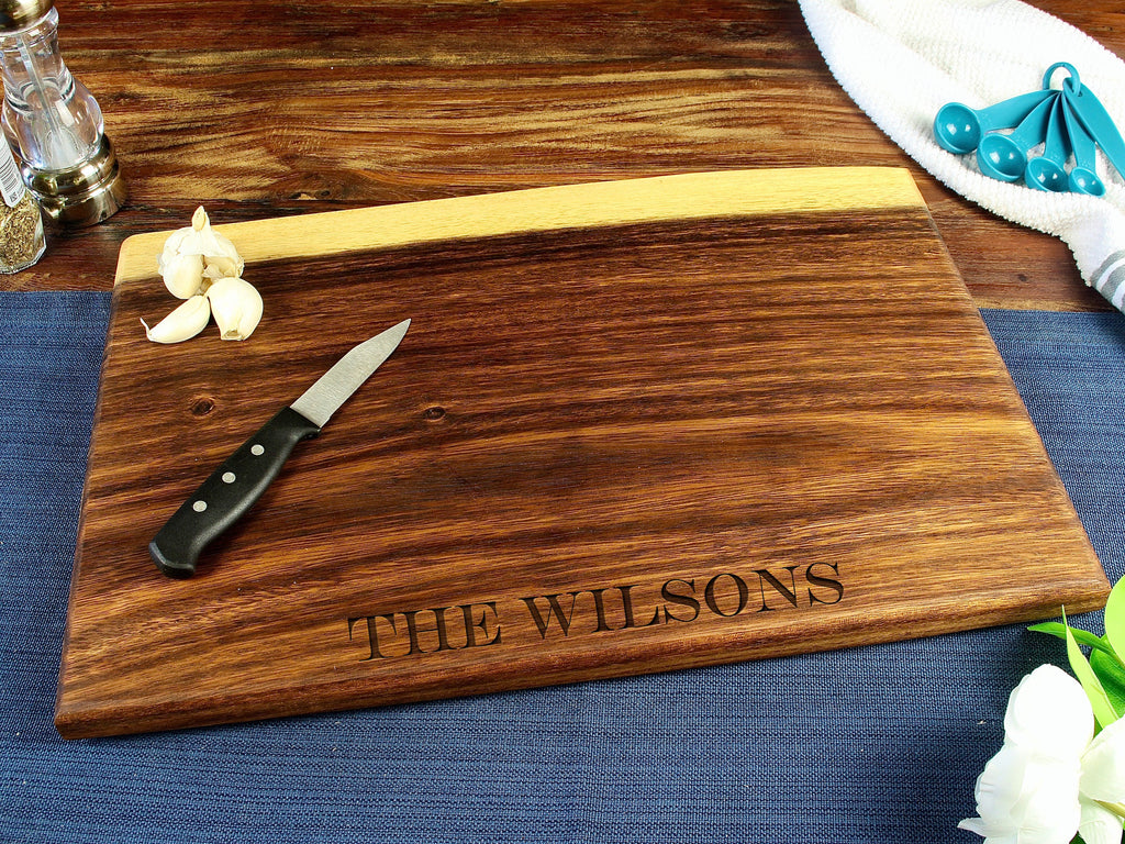 Large Live Edge Square End Board