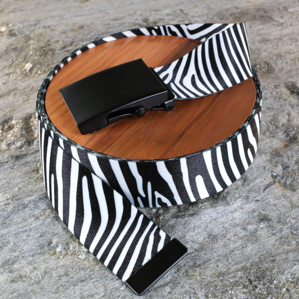 1.5" Zebra Print Belt
