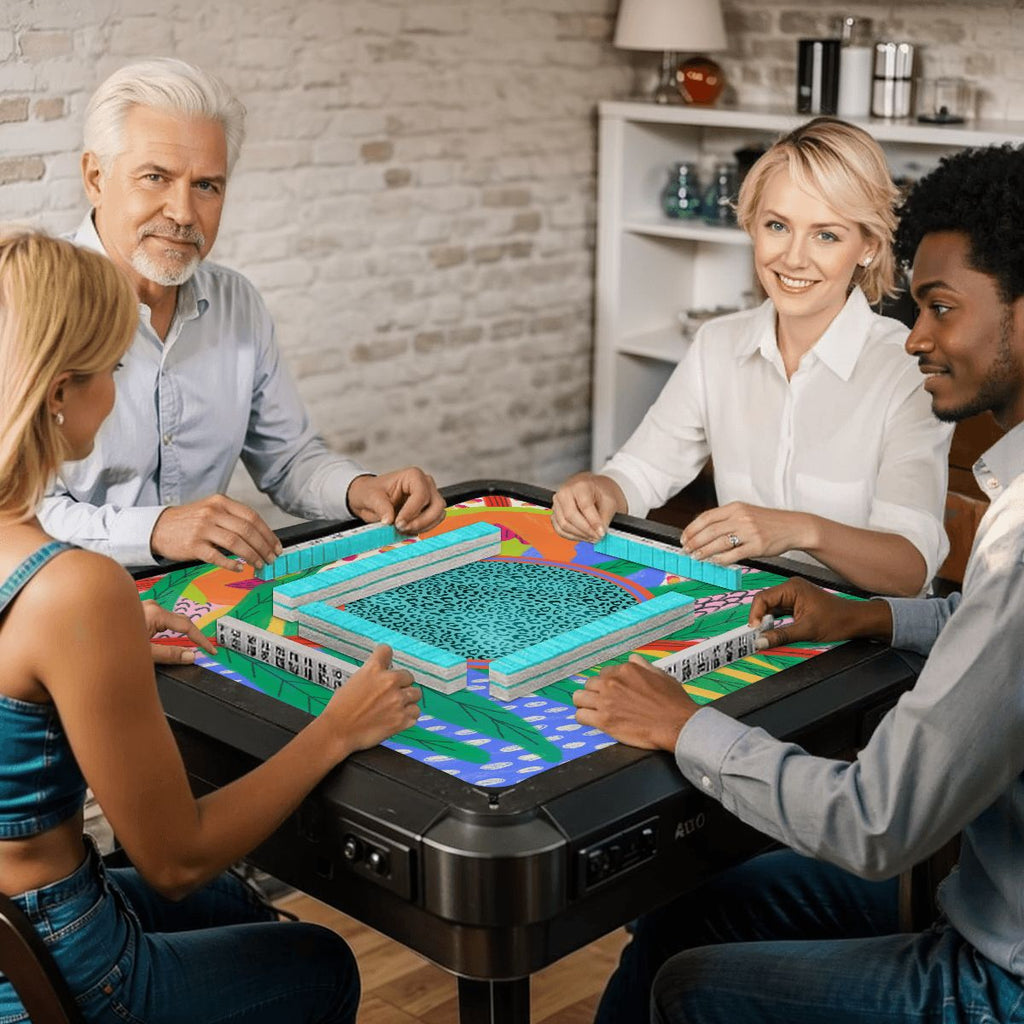 Caribbean Lagoon Mahjong Mat