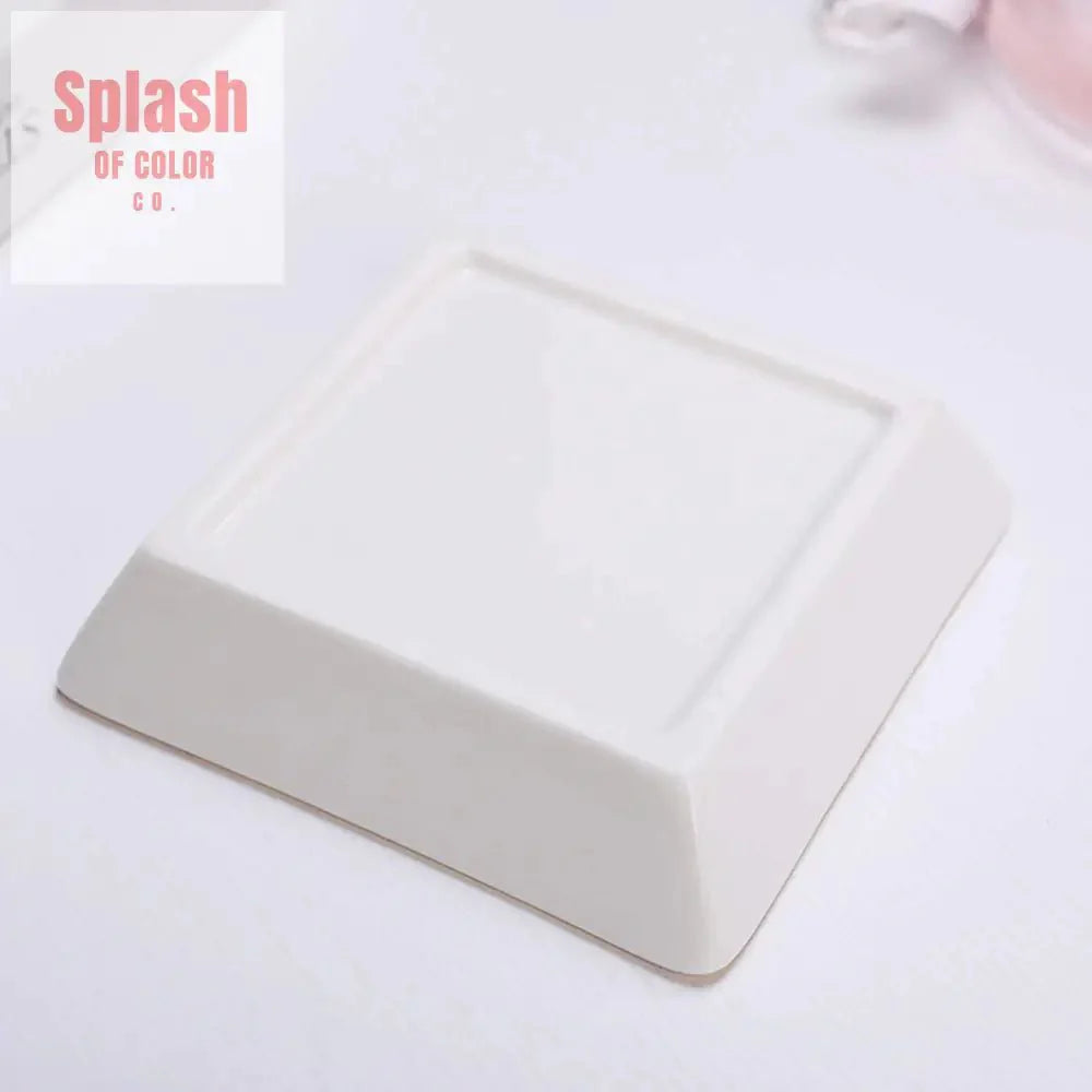Crack Bam Dot, Notalgic Modern Funny Mahjong Dessert, Appetizer Party Plates