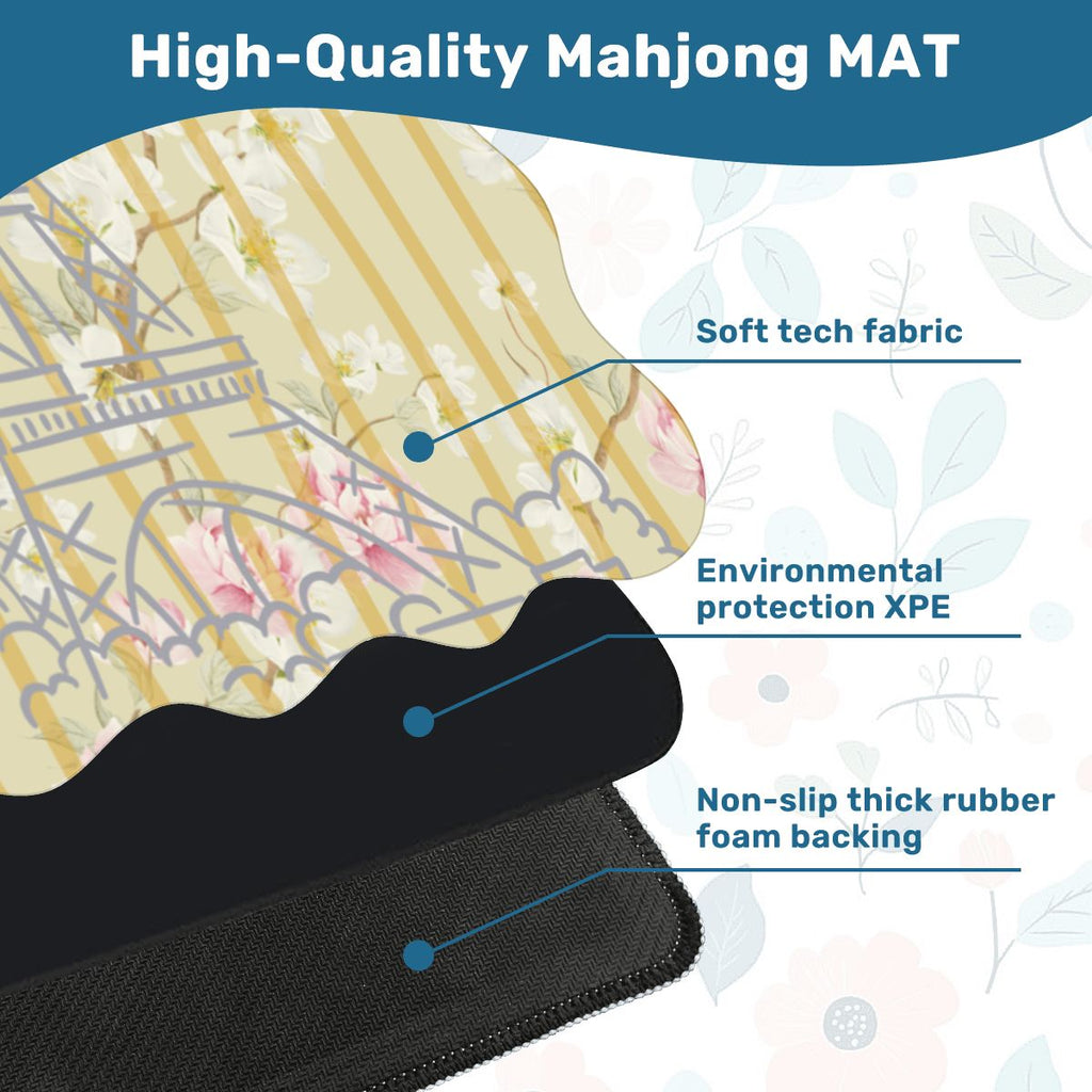 The French Connection Scalloped Mahjong Mat