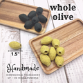 Felt olives (whole and stuffed)